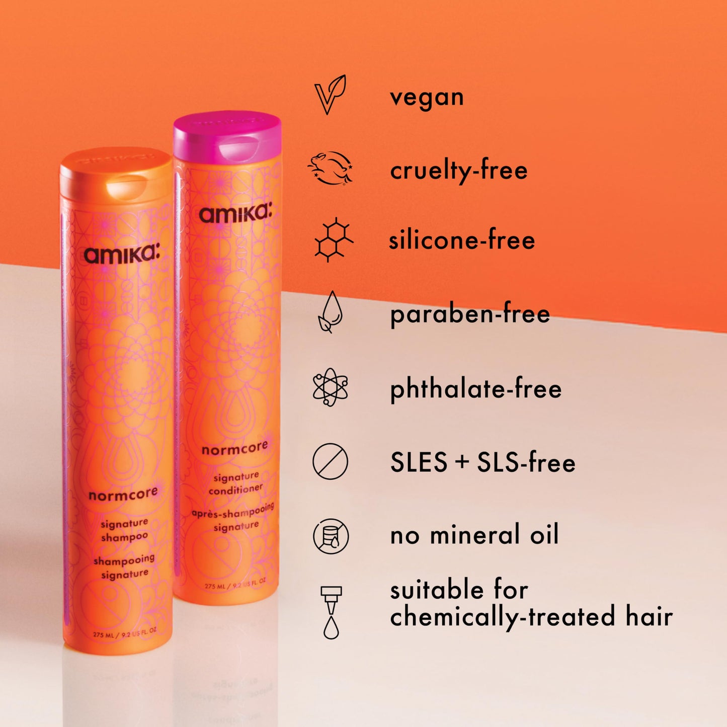 amika normcore signature conditioner, 275ml