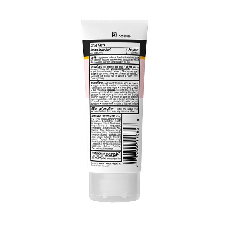 Neutrogena Pure & Free Baby Mineral Sunscreen Lotion with Broad Spectrum SPF 50 & Zinc Oxide, Water-Resistant, Hypoallergenic & Tear-Free Baby Sunscreen, Paraben-Free, Dye-Free, 3 fl. oz, 1 Pack