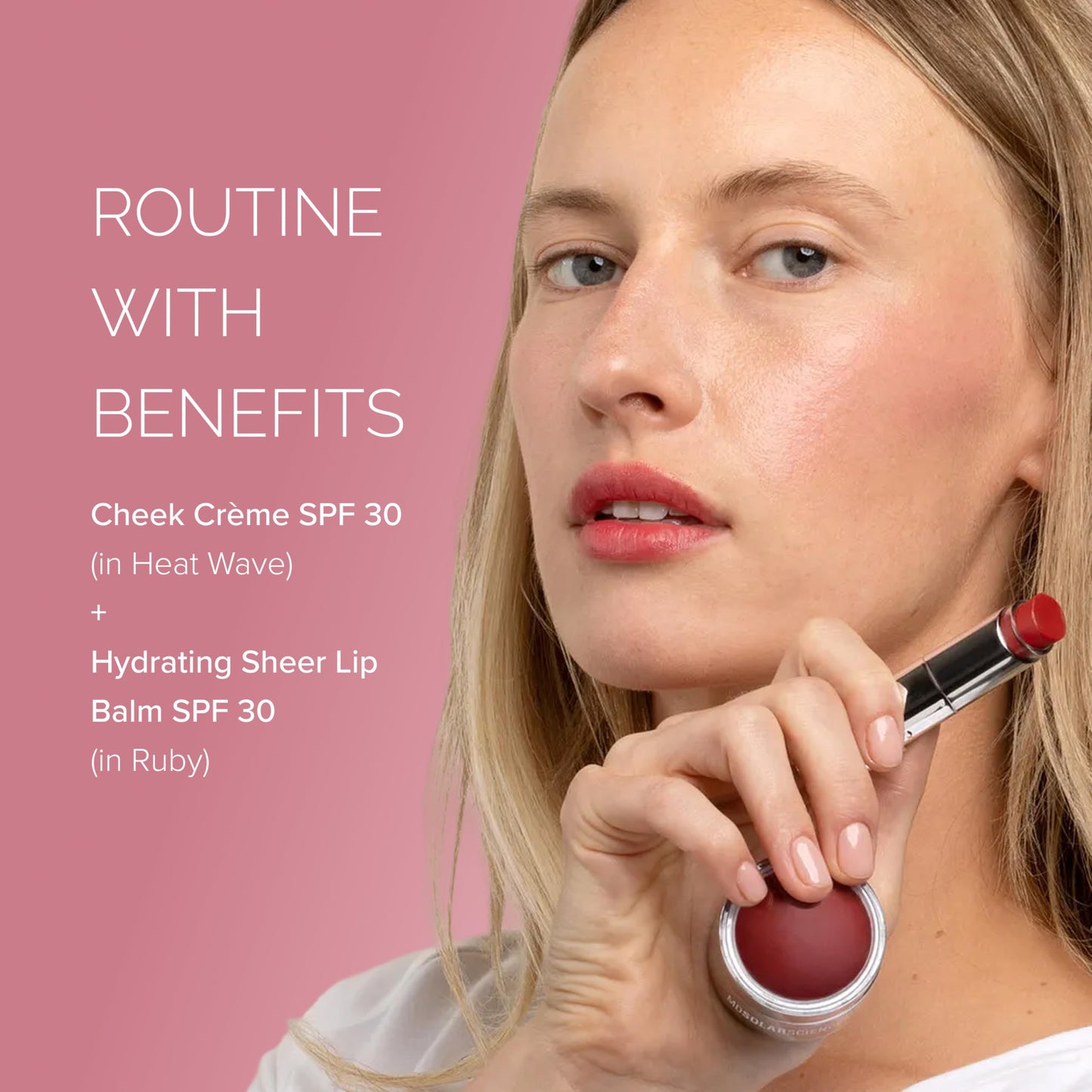 Tinted Cheek Crème SPF 30 | Buildable Cream Blush with Sunscreen | Dewy Hydrating Formula | Clean Lightweight Long-Wear | 0.53 oz