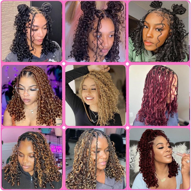 Human Braiding Hair for Boho Braids Burgundy Deep Wave Bulk Human Hair for Braiding 14 Inch 2 Bundles 100G #99J Wet and Wavy Curly Human Hair Red Braiding Hair Extensions No Weft Bundles for Braiding