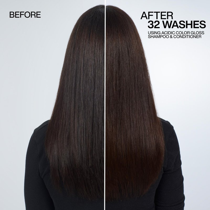 Redken Acidic Color Gloss Conditioner - Protects Vibrancy, Salon-Grade Hair Shine, For Color-Treated Hair, 1 Fl Oz