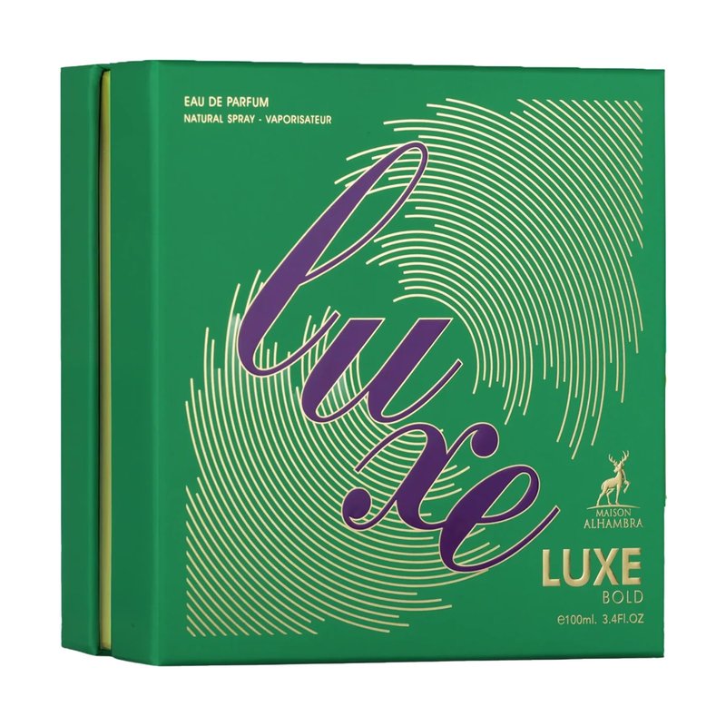 Maison Alhambra Luxe Bold – Citrusy, Green, Floral, Musky – Eau de Parfum Spray Long-Lasting Fragrance for Unisex, 3.4 Ounce / 100 ml
