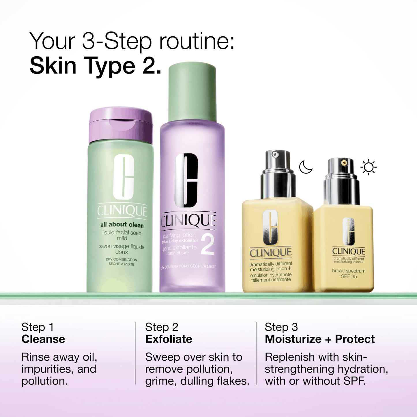 Clinique Dramatically Different Moisturizing Lotion+ | Hydrating Face Mositurizer With Glycerin and Urea | Strengthens Skin Barrier | Step 3 in 3-Step Skin Care Routine, 4.2 Fl Oz
