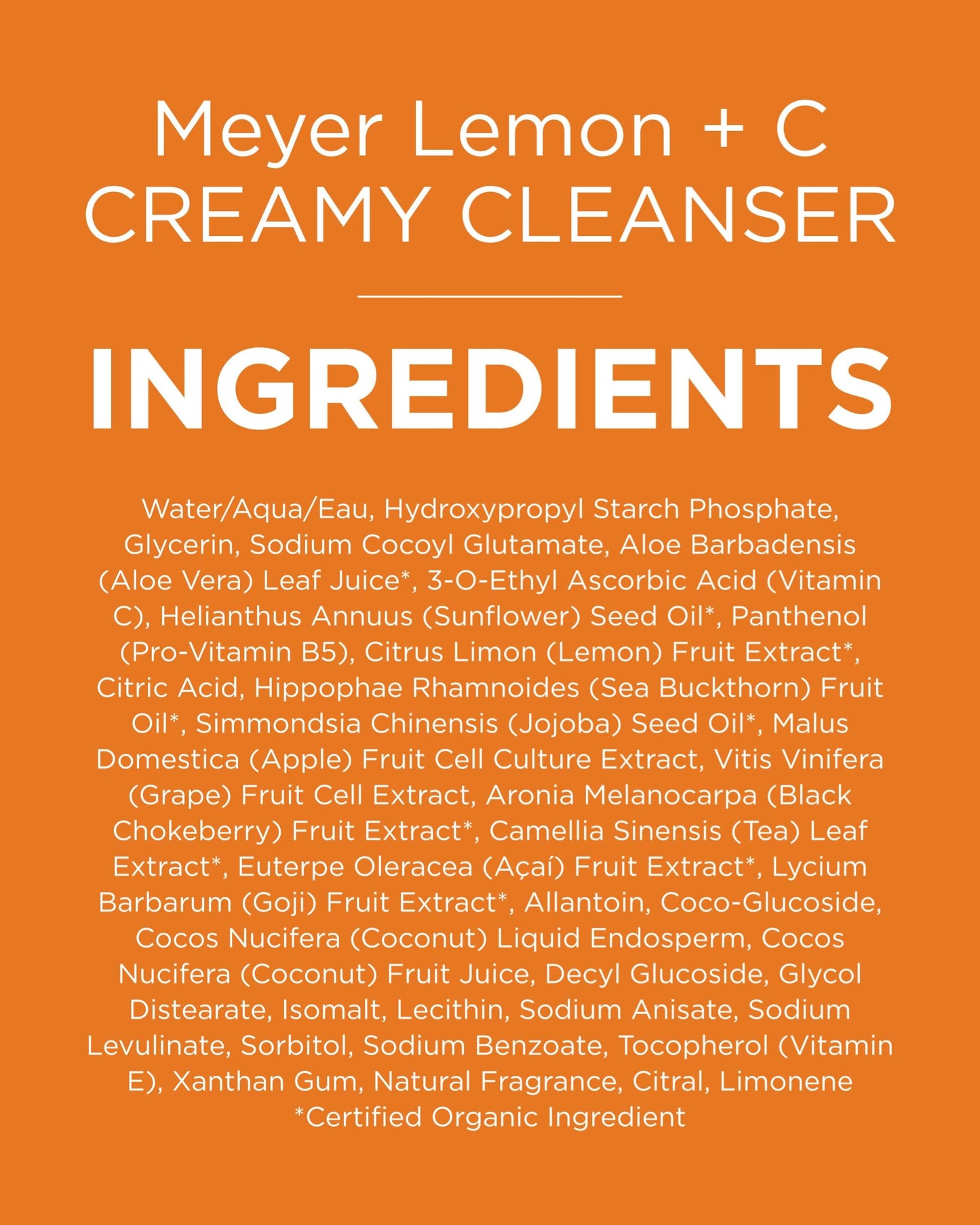 Andalou Naturals Brightening Meyer Lemon + Vitamin C Creamy Cleanser | Gentle Face Wash to Even Tone & Boost Glow | Aloe Vera & Natural Ingredients | For Dull Skin | 6 oz