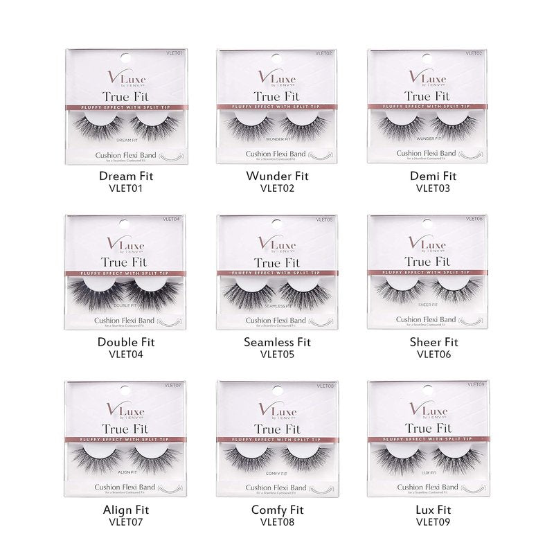 i•ENVY False Eyelashes - Soft & Natural Volume | Comfortable Fit, 2 Pairs (Pack of 4)