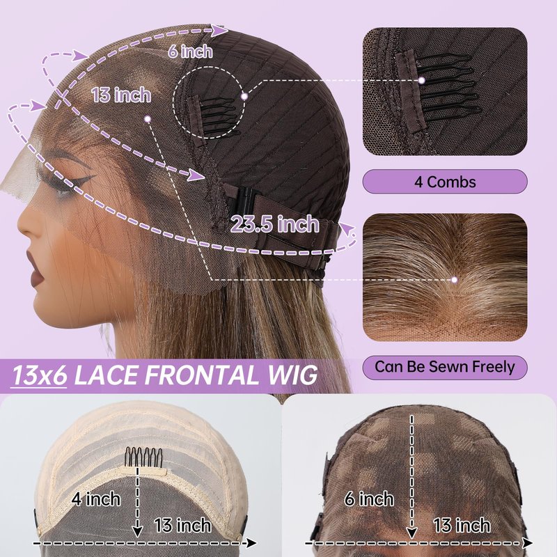 testar Black Lace Wigs 13x6 HD Lace Frontal Straight Wigs with Baby Hair 30 Inch Natural Black Lace Wig Synthetic Wig for Women Daily Use