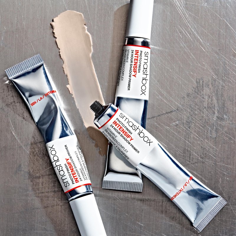 Smashbox Photo Finish Intensify 24 Hour Eyeshadow Primer | Long-Lasting Eye Makeup Base with Vitamin E | Crease, Fade & Smudge-Resistant Wear | 0.34 Fl Oz