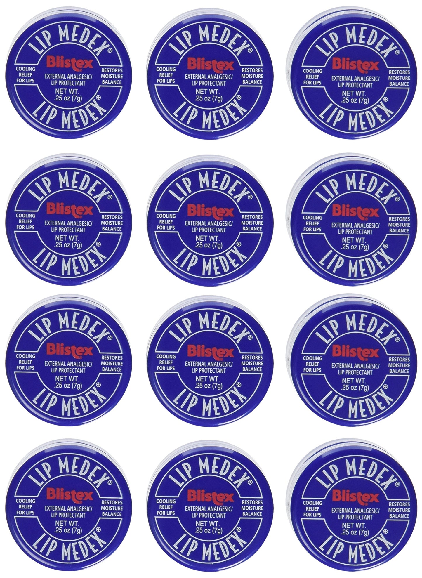 Blistex Lip Medex.25-Ounce (Pack of 12), Moisturizing