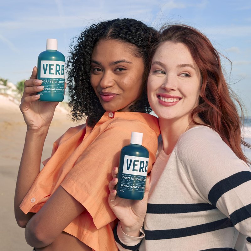 VERB® Hydrate Shampoo Cleanses Dry and Frizzy Hair to Reduce Frizz and Add Moisture to Hair, 32 oz