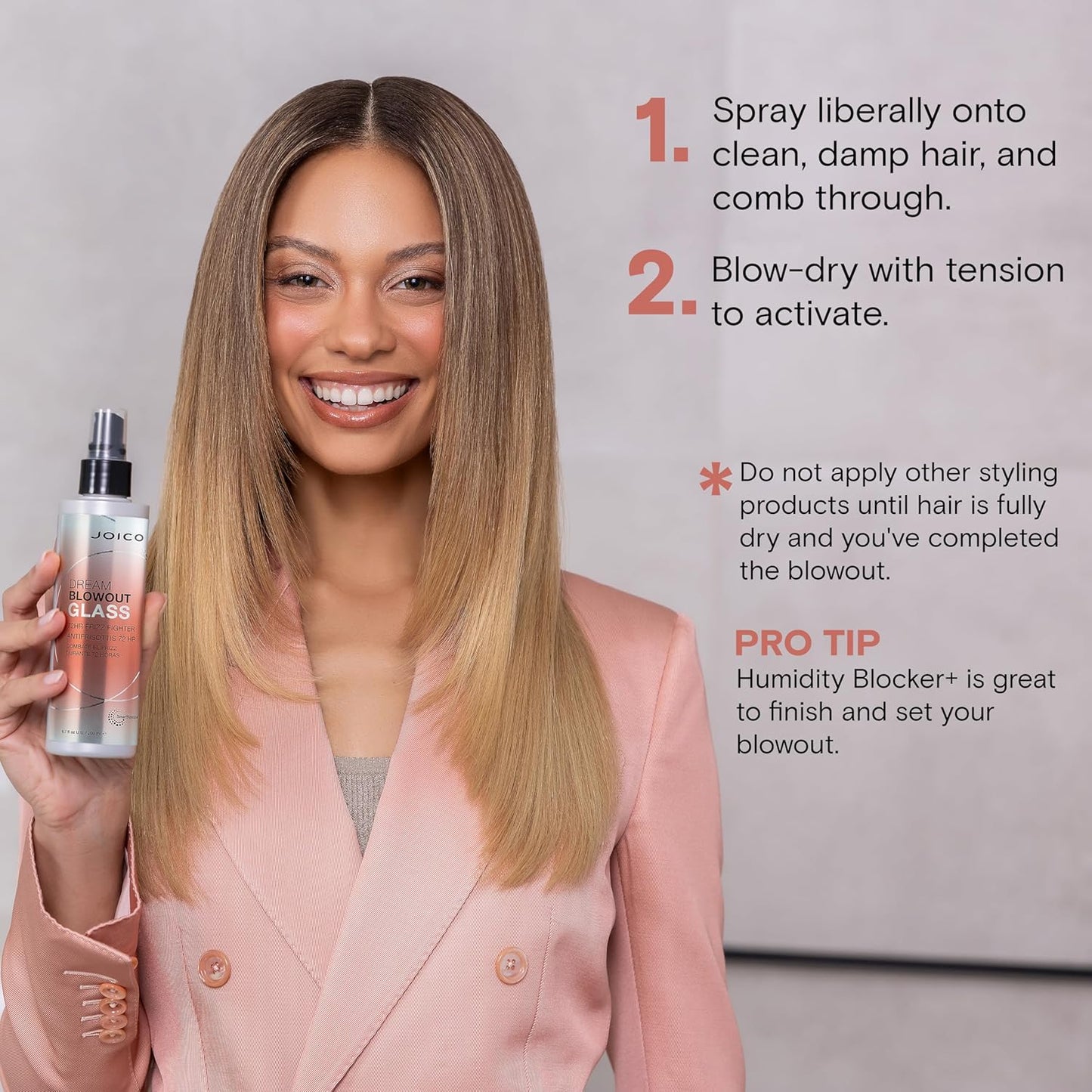 Dream Blowout Glass 72-Hour Frizz Fighter - Humidity Control & Glass-Like Shine for All Hair Types