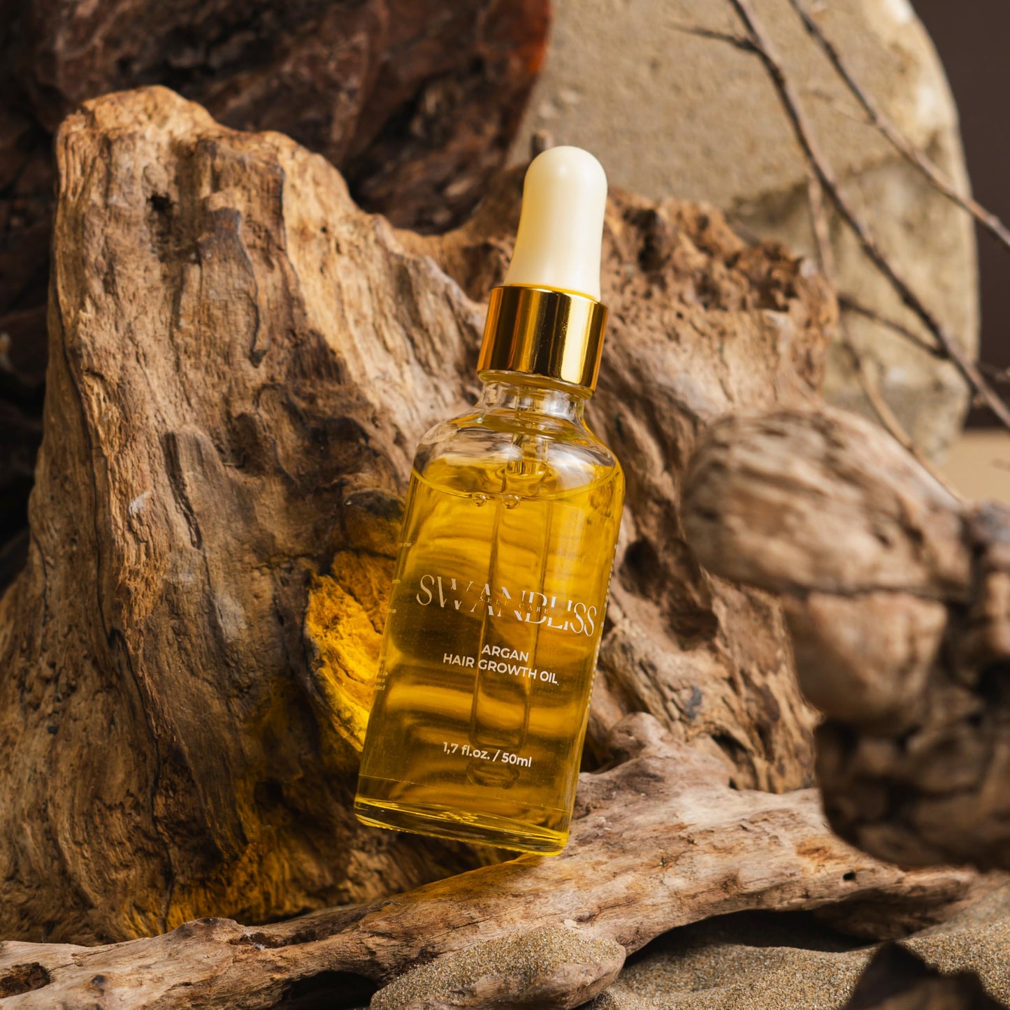Swanbliss Natural Hair Growth Oil For Men & Women - Hair Growth & Hair Loss Solution, Premium Organic Hair Care Oil