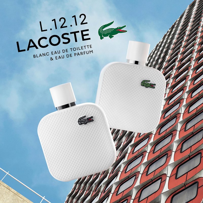 LACOSTE L.12.12 Blanc Eau De Parfum for Men - Father's Day Gift