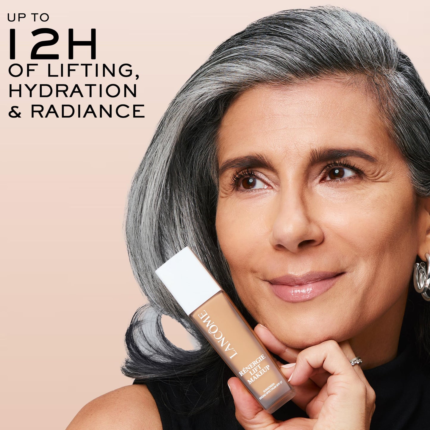 Lancôme Renergie Lift Makeup Foundation - Lightweight & Hydrating Formula, Medium-Full Coverage, SPF 27, Anti-Aging, Lifting & Firming, Up to 12H Wear - 220