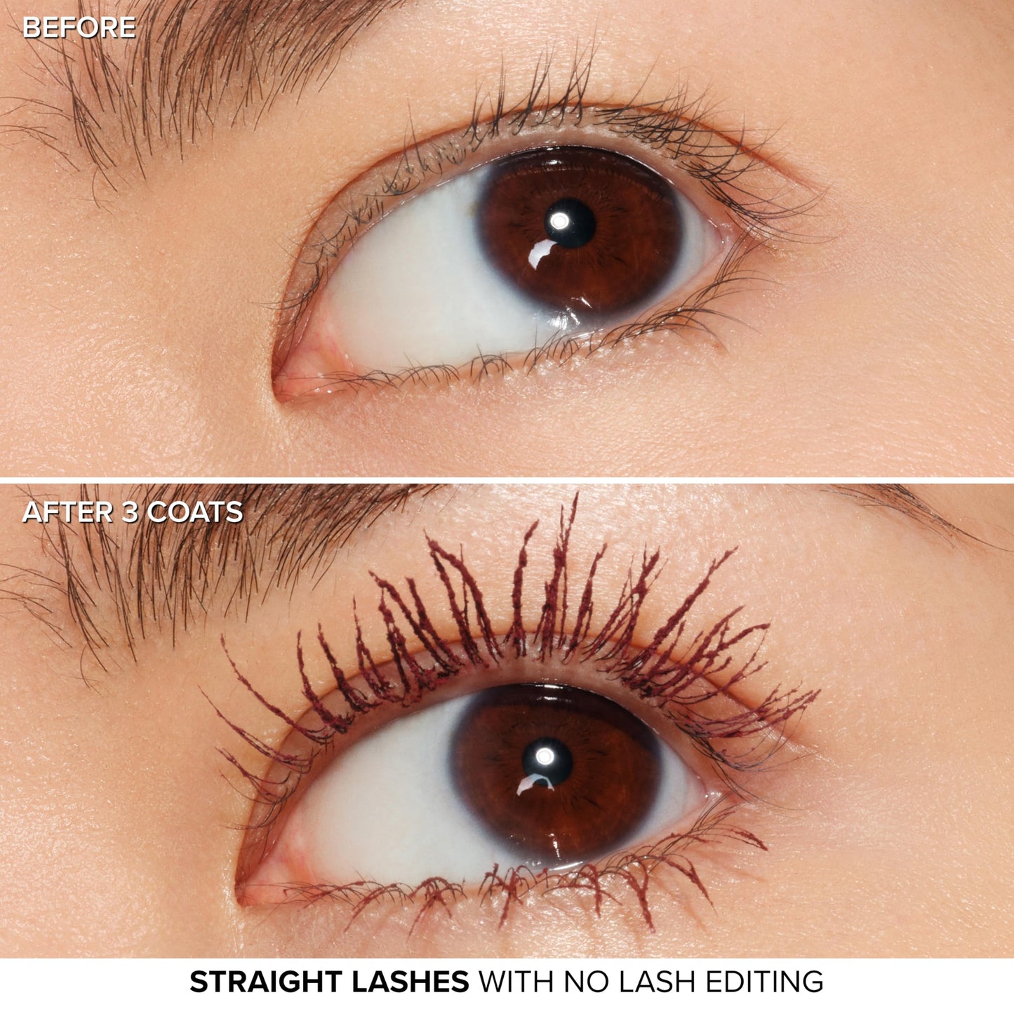 Too Faced Better Than Sex Volumizing and Lengthening Mascara | Vegan Formula for Dramatic Volume and Length | Cruelty-Free Eye Makeup with Hourglass Brush for False Lash Effect, Burgundy, 0.27 Fl Oz