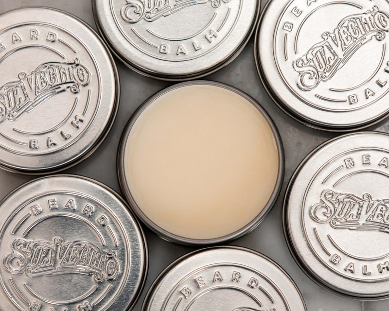 Suavecito Original Scent Beard Balm 1.5 oz Can - No Flaking, Eliminates Dryness & Itchiness - Conditions, Nourishes, Hair & Skin