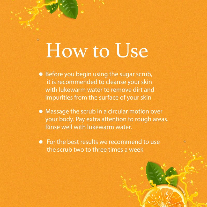 LA Bodies Sugar Scrub Exfoliating with Orange Blossom and Other Natural Ingredients for Body Scrub and Foot Scrub - Soft Scrub for Nourishing Essential Skin Care, 20 oz (592 mL), Made in USA