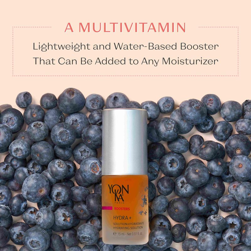 Yon-Ka Booster Hydra Plus | Deeply Hydrating Recovery Concentrate | Treat Seasonal Dryness and Prevent Breakouts | With Vitamin C and Brown Algae | Paraben-Free | 0.51 fl oz