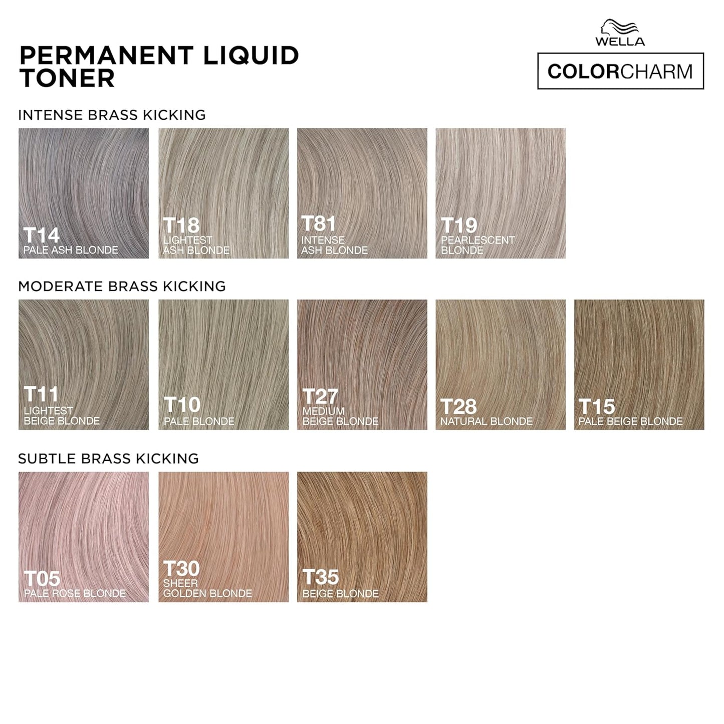 COLORCHARM Permanent Liquid Hair Toners - Neutralize Brass for Healthy Blondes | Vegan & Paraben-Free
