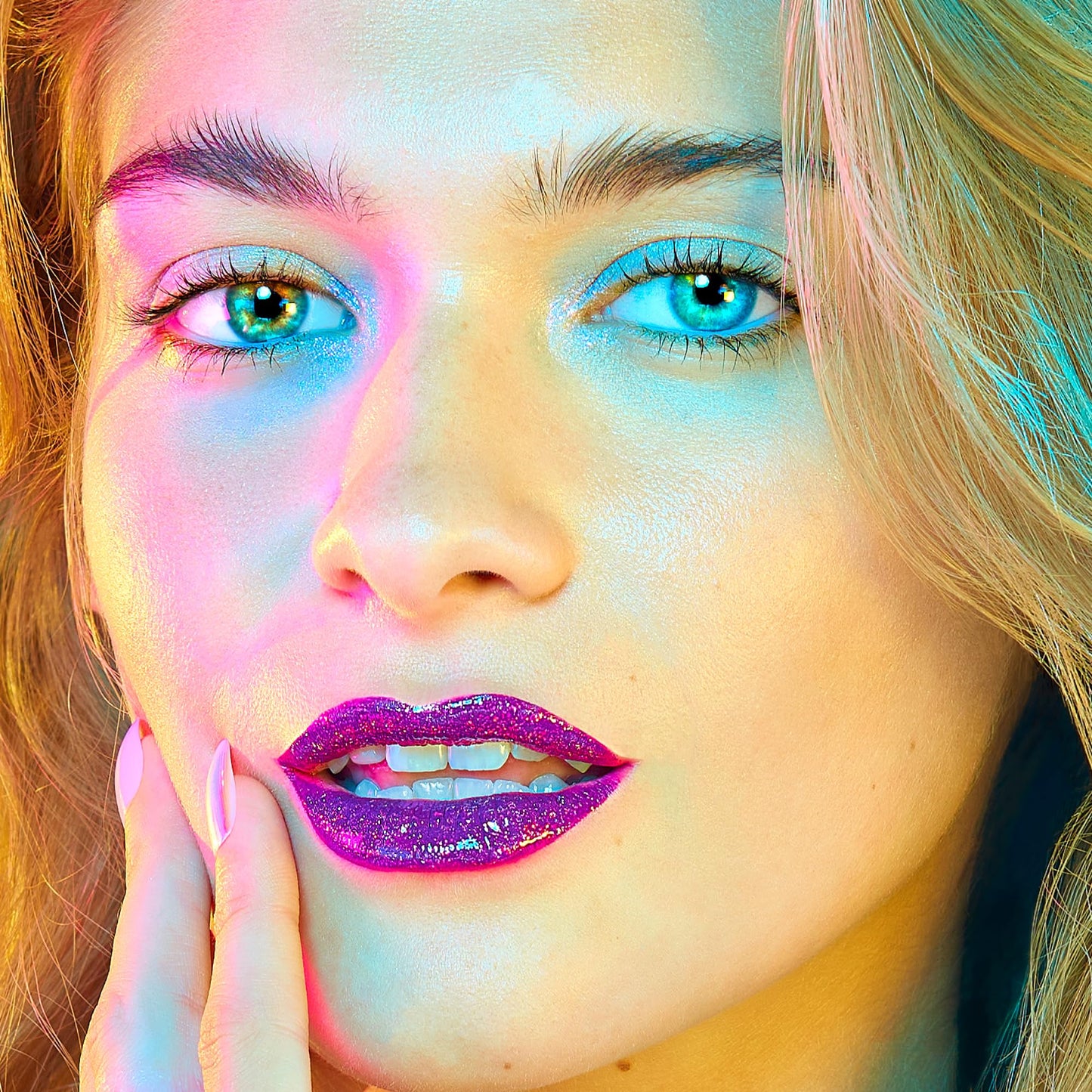 UNICORN SNOT Quiet Riot™ Plastic-Free Glitter Lip Duo | 2-in-1 Set w/Matte Lipstick & Sparkly Glitter Lip Gloss | Halloween Costume Makeup