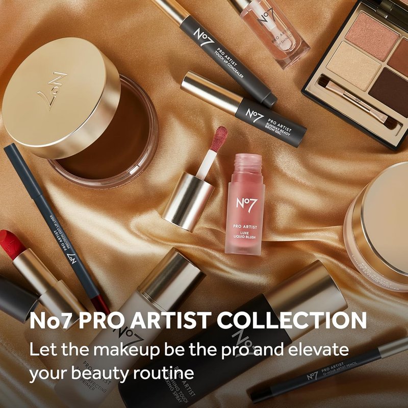 No7 Gilded Glimmer Cream Eyeshadow - Buildable Shimmer for Bold Color - Silky Long-Wear Makeup | Candlelight (3.4g)