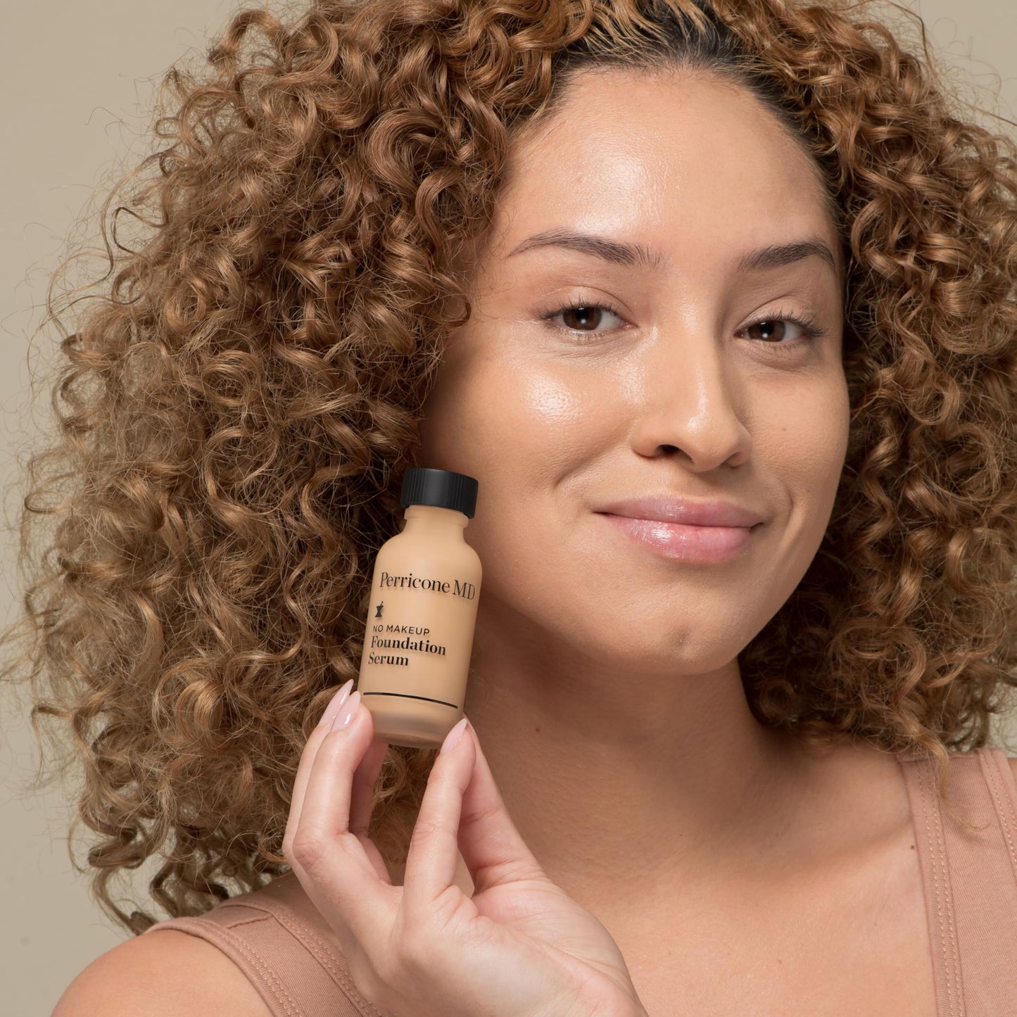 Perricone MD No Makeup Foundation Serum - Semi-Matte Hydrating Liquid Foundation Makeup - Fragrance Free, Vegan, Cruelty-Free - Buildable Medium Coverage for Dark Spots & Uneven Tone, Beige, 1 fl oz