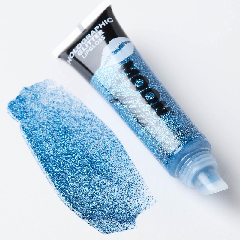 Holographic Glitter Lip Gloss - Moon Glitter Set of 6 | 0.50 Fl Oz Each