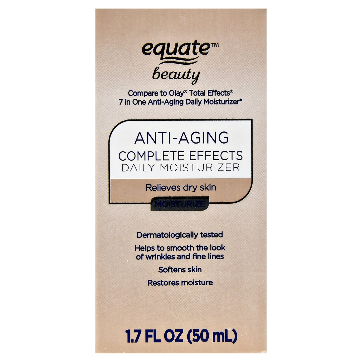 Equate Beauty Anti-Aging Complete Effects Daily Moisturizer, 1.7 oz