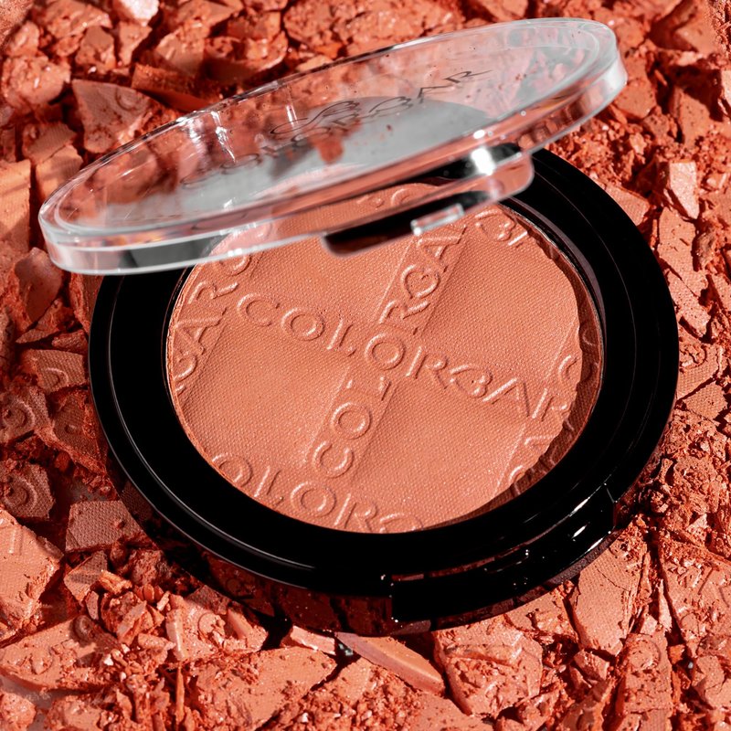 Colorbar Cheekillusion Blush - Lightweight and Silky Powder Blush - Long-lasting and Smudge-proof - Buildable Color - 016 Sweet Scarlet - 0.14 oz