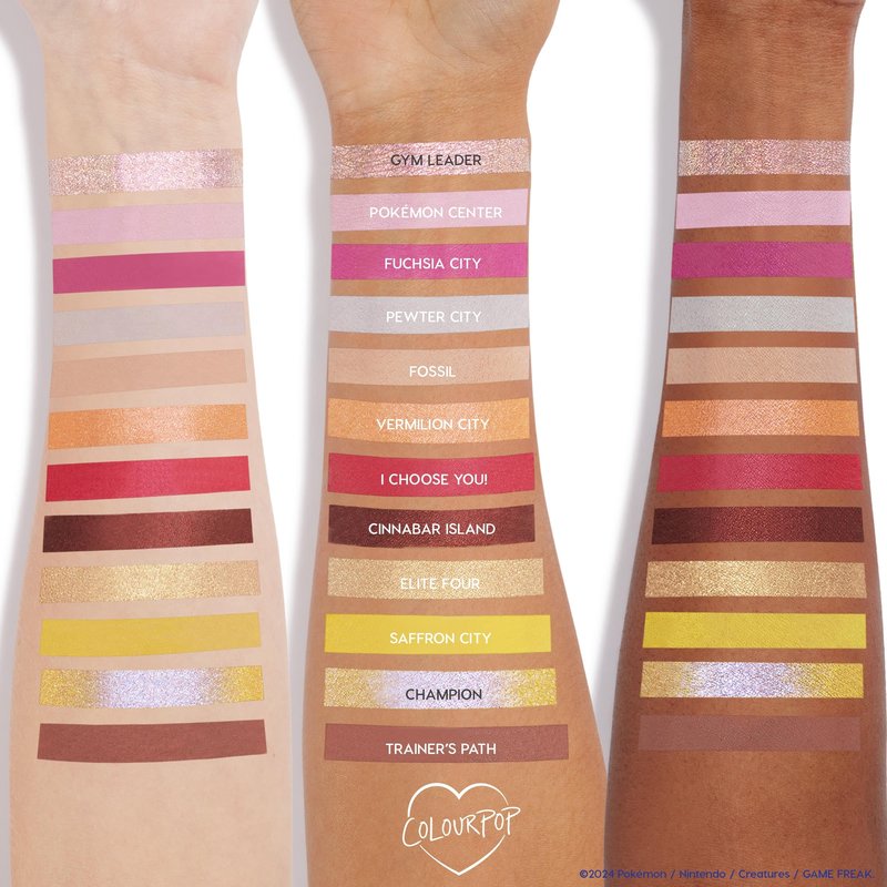 ColourPop x Pokémon Pallet Town Eyeshadow Palette