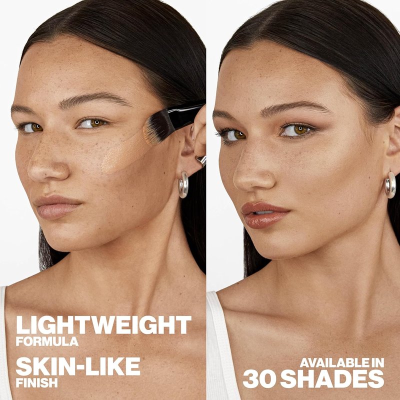 Smashbox Always On Skin-Balancing Foundation - Medium-To-Full Coverage with Hyaluronic Acid | Natural Second-Skin Finish, 1 Fl Oz