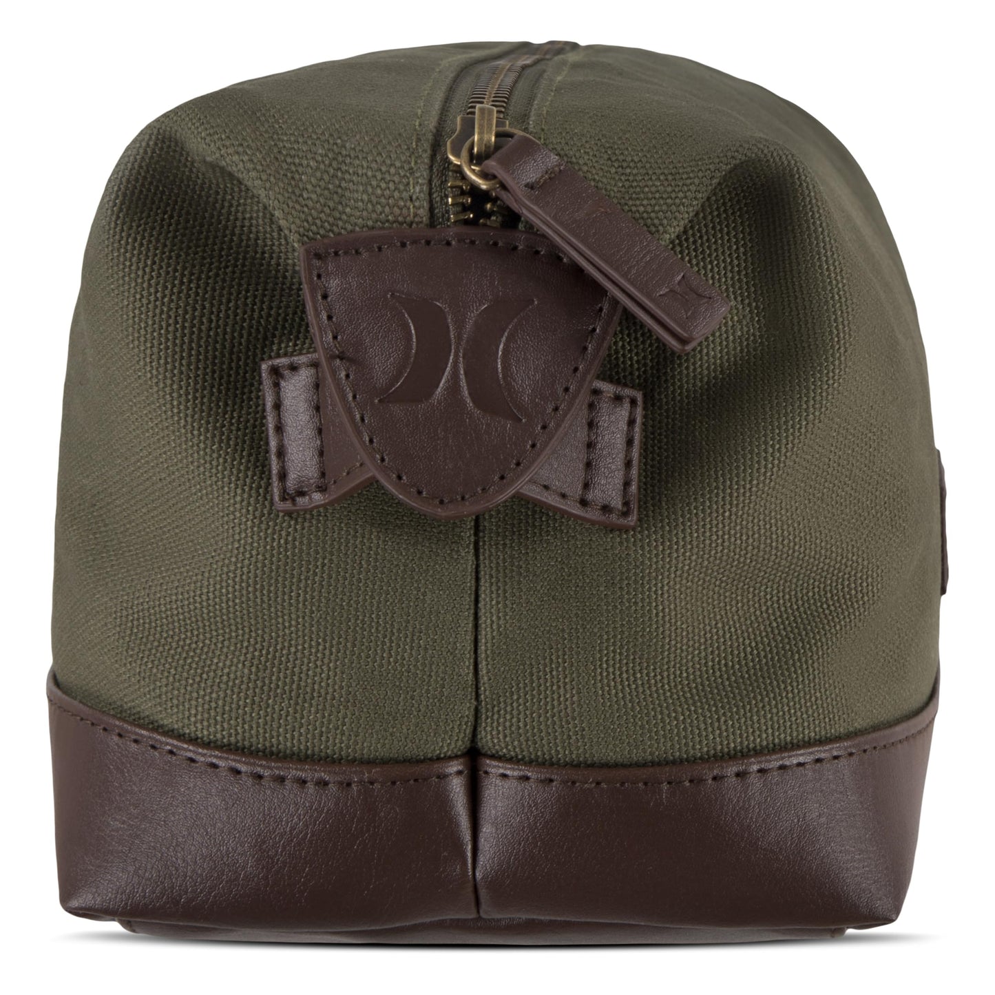 Hurley Men's Small Items Travel Dopp Kit, Olive/Side Snap, O/S