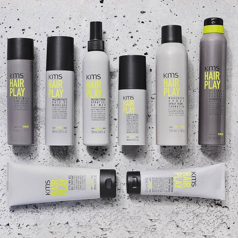 KMS Hairplay Molding Paste - Strong Hold Styling Cream for All Hair Types | 5 Ounce