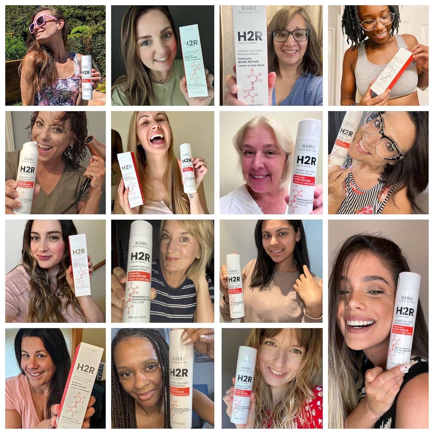 Hair Mask for Damaged Hair - Leave-In Treatment for Growth, Thinning & Split Ends | Rapid Repair for Bleach, Chemicals & Heat Damage