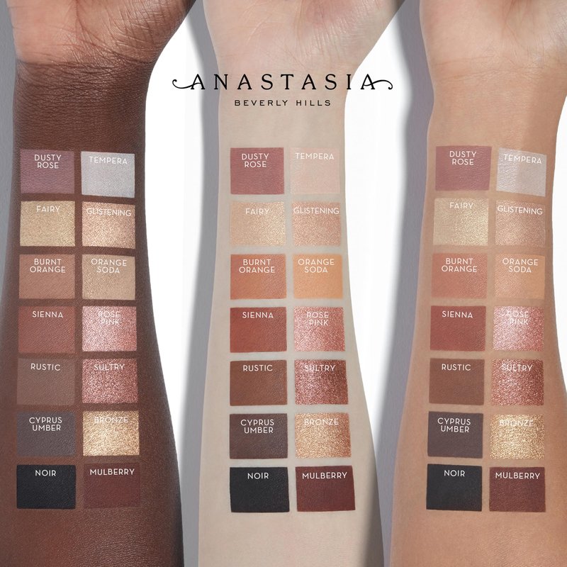 Anastasia Beverly Hills Soft Glam Palette - Essential Neutral Eyeshadow Collection with High-Pigment Mattes and Shimmers, Travel-Friendly Palette with Dual-Ended Brush