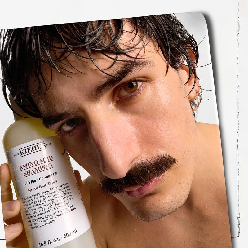 Kiehl's Amino Acid Shampoo - Strengthening Formula with Coconut Oil | Paraben-Free, All Hair Types