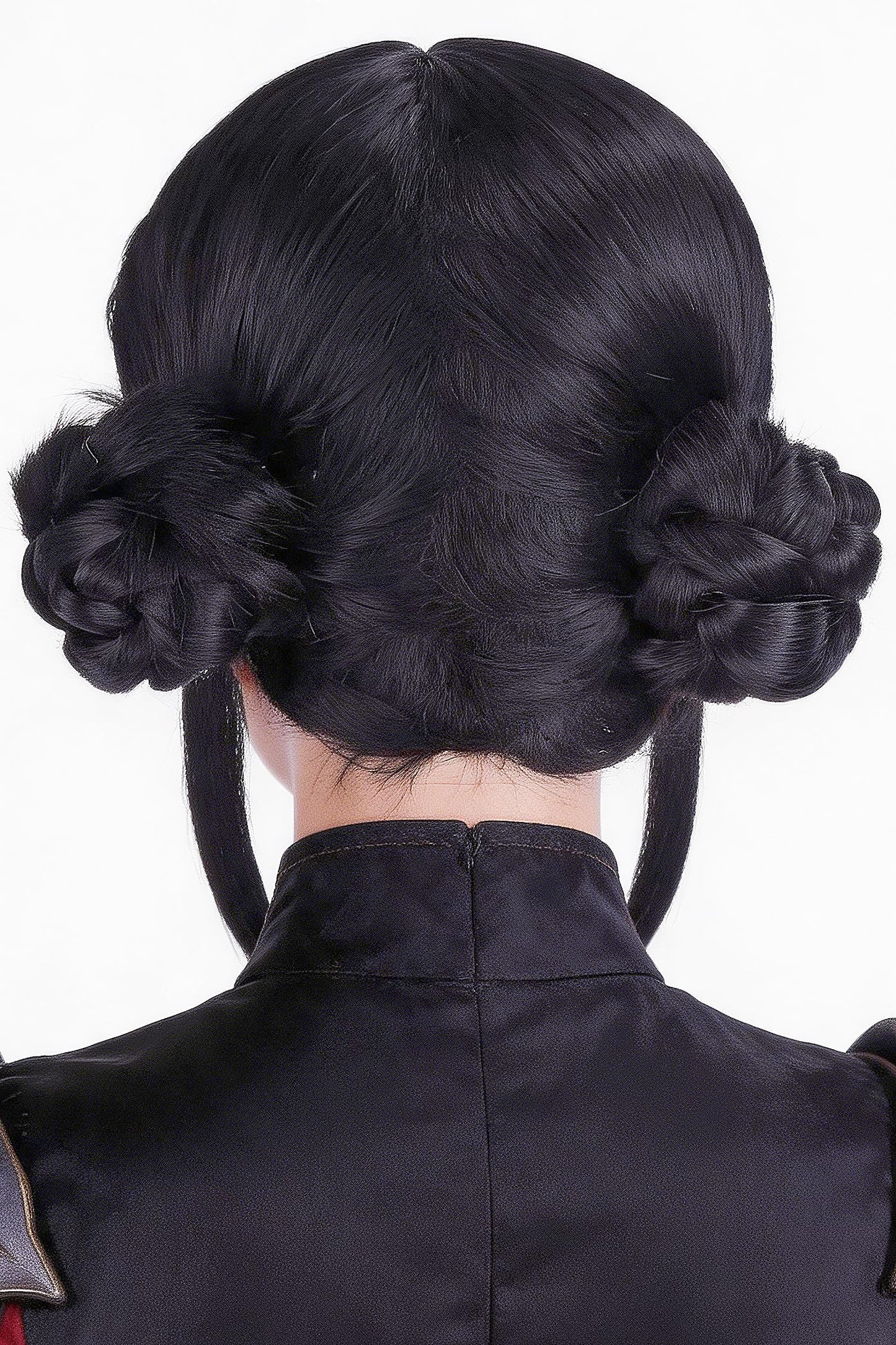 LeMarnia Purple Black Double Braid Wig Anime Cosplay Wigs for Girls Halloween Costume Wig
