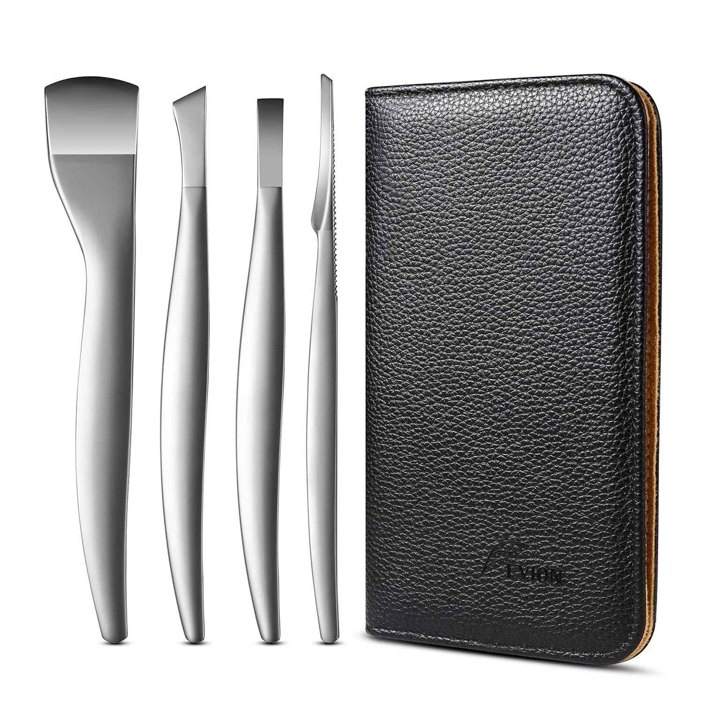 Professional 4PCS Pedicure Knife Set - Stainless Steel Ingrown Toenail & Callus Remover
