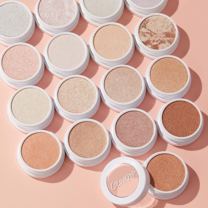 ColourPop Super Shock Highlighter Makeup - High-Pigment, Crème-Powder Face Makeup - Buildable & Blendable Formula with a Unique Bouncy Texture - Monster (0.15 oz)