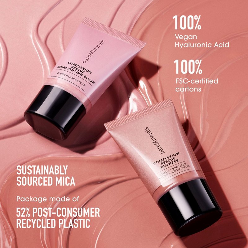 bareMinerals Complexion Rescue Liquid Blonzer, Kiss of Pink, Vegan, Cruelty-Free & Dermatologist-Tested