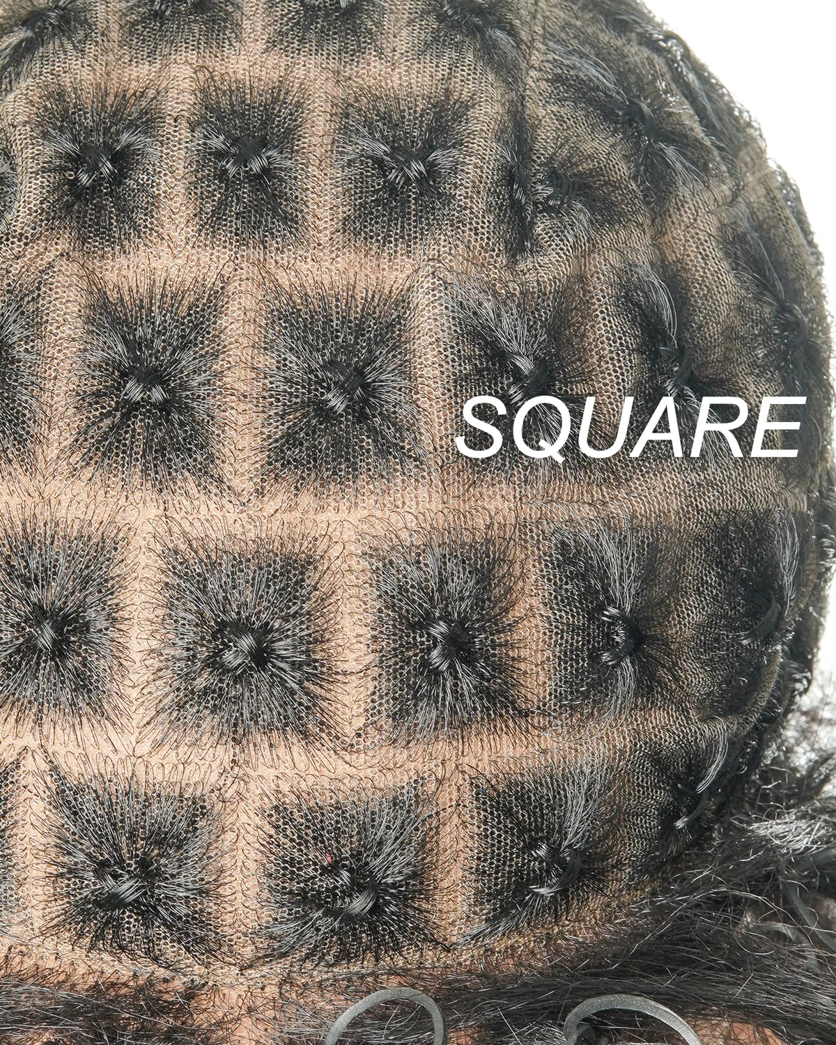 JALIZA HD Lace Crochet Wig Cap for Braiding, 13x1 Hand-Tied Natural Scalp Base, Glueless Breathable Wig Cap with Baby Hair for DIY Braids & Thinning Hair