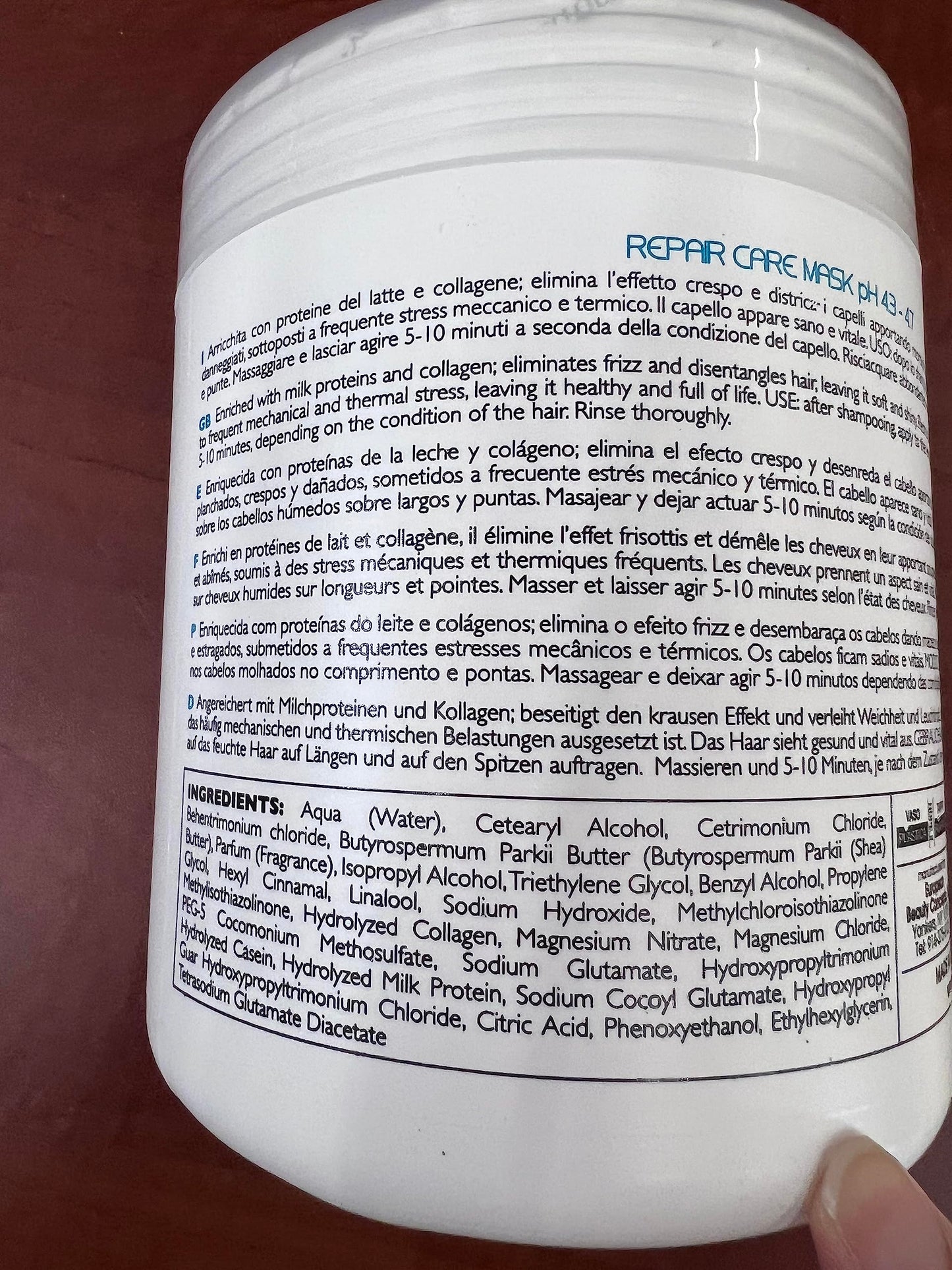 Ever Ego Repair Care Milk Collagen Mask 1000ml 33.8oz