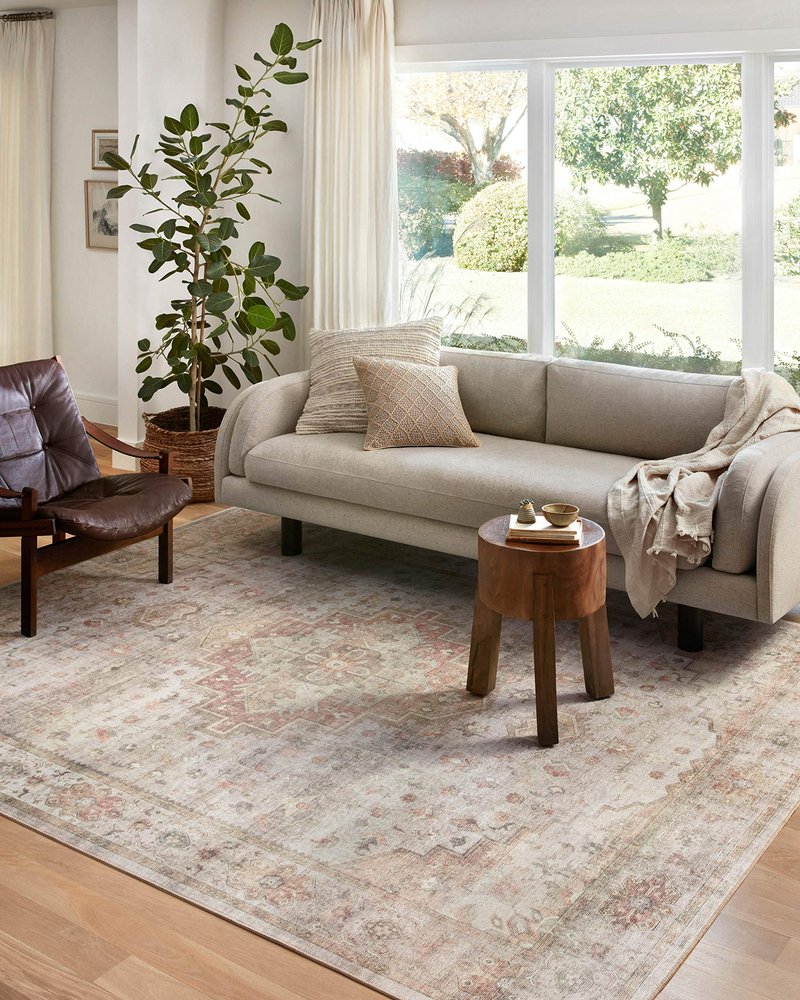 Loloi Heidi Collection HEI-02 Sage/Multi 2'-0" x 5'-0" Accent Rug