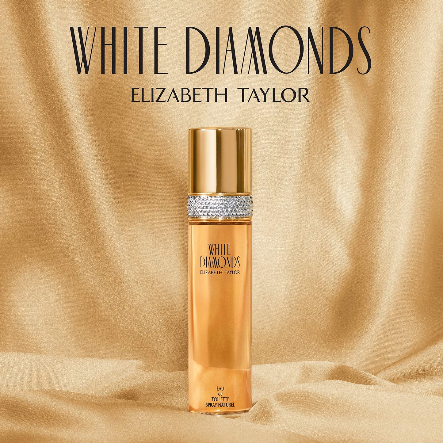 Elizabeth Taylor White Diamonds Eau de Toilette Set for Women, Moisturizing Body Shower Gel, Body Cream, Floral Scent, Spray Spray, Women's Fragrance, Based on Invigorating Notes