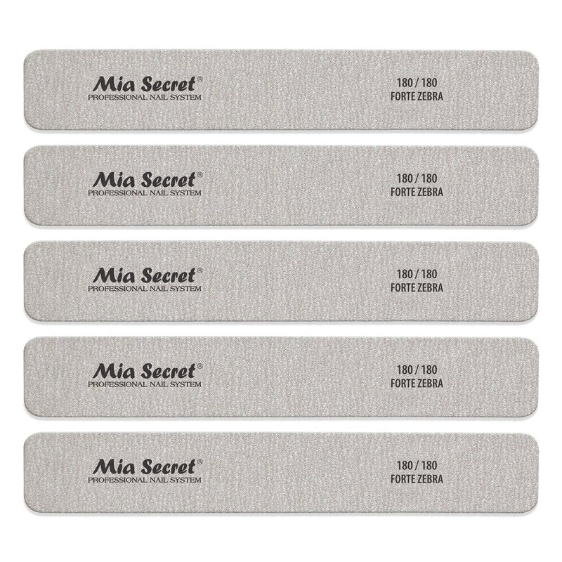 Mia Secret Forte Zebra Jumbo Nail File (Blue Center, 5)