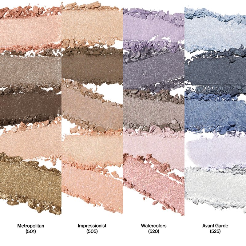 Revlon PhotoReady Eye Contour Kit Neutral Eyeshadow Palette, Wet/Dry Shimmer, 5 Shades, Double-Ended Brush, PACKAGING MAY VARY, 505 Impressionist, 0.1 oz
