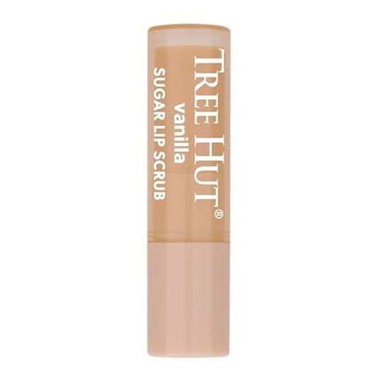 Tree Hut Vanilla Lip Scrub Stick, Gentle & Nourishing Lip Exfoliator with Shea Butter, Hydrating Sugar Scrub for Smooth, Soft Lips, Holiday Gift & Stocking Stuffer, 12 oz