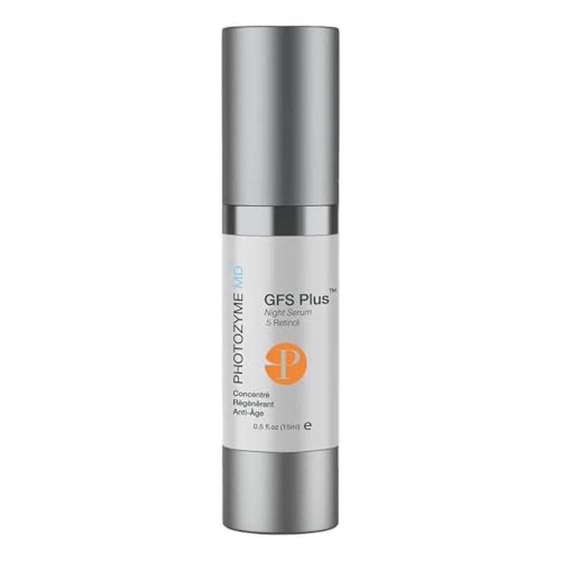 Photozyme GFS Plus Night Serum with 0.5% Retinol ? Anti-Aging Peptide Complex ? Reduces Wrinkles, Dark Spots & Sun Damage ? Brightens, Firms & Evens Skin Tone ? 0.5 fl oz