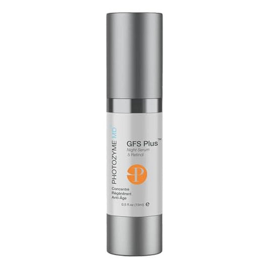 Photozyme GFS Plus Night Serum with 0.5% Retinol ? Anti-Aging Peptide Complex ? Reduces Wrinkles, Dark Spots & Sun Damage ? Brightens, Firms & Evens Skin Tone ? 0.5 fl oz
