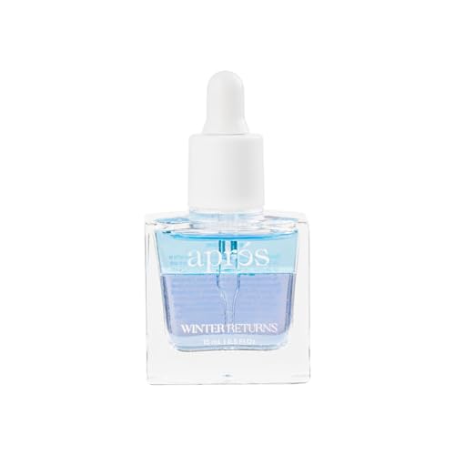 Apres Light & Shadow Cuticle Serum, Nourishing Blend of Almond and Jojoba Oil, Vitamin B and Turmeric, Cuticle Repair Oil 15 mL (15 ml, Winter Returns (Pear, Hyacinth, and Amber))