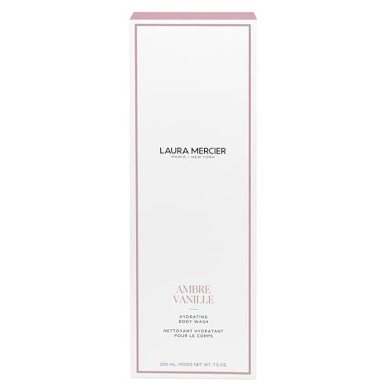 Laura Mercier Hydrating Body Wash, Foaming Daily Body Cleanser, Up to 10HR Hydration, Softens and Smooths Skin, Non-Drying Formula, Creamy Gel Texture